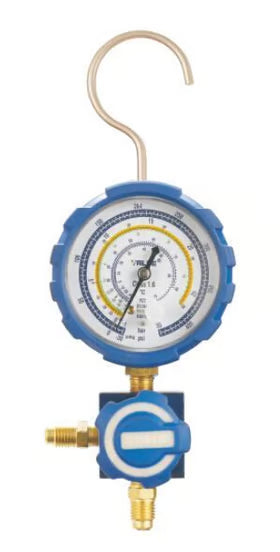Value VMG-1-U-L Single Manifold Gauge for R22, R134a, R410A and R407C