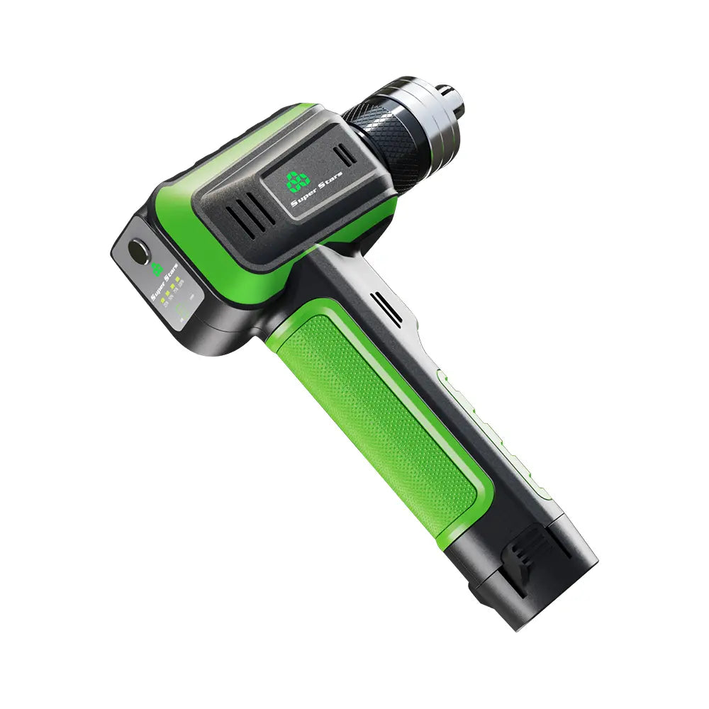 Super Stars - accu optromp apparaat in koffer incl accu en lader 1/4",3/8", 1/2",5/8",3/4",7/8