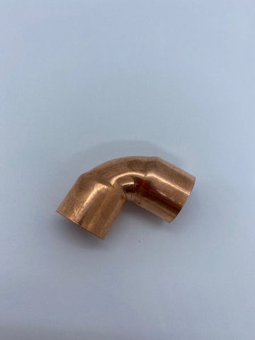 Copper Solder Fitting Elbow 90° Female/Female (F/F) 12-15-19 mm