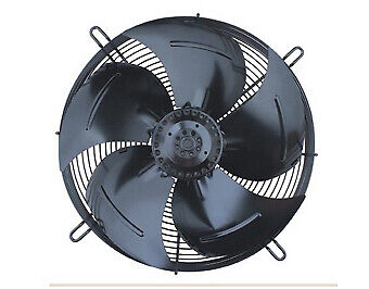 Suction fan, axial fan with protective grille, sucking 350 mm