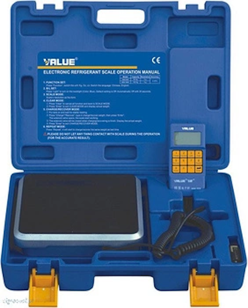 Value VES-100A Electronic Refrigerant Scale – 100 kg