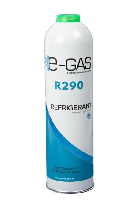 R290 Propaan Koudemiddel – 350g Wegwerpfles met Valve
