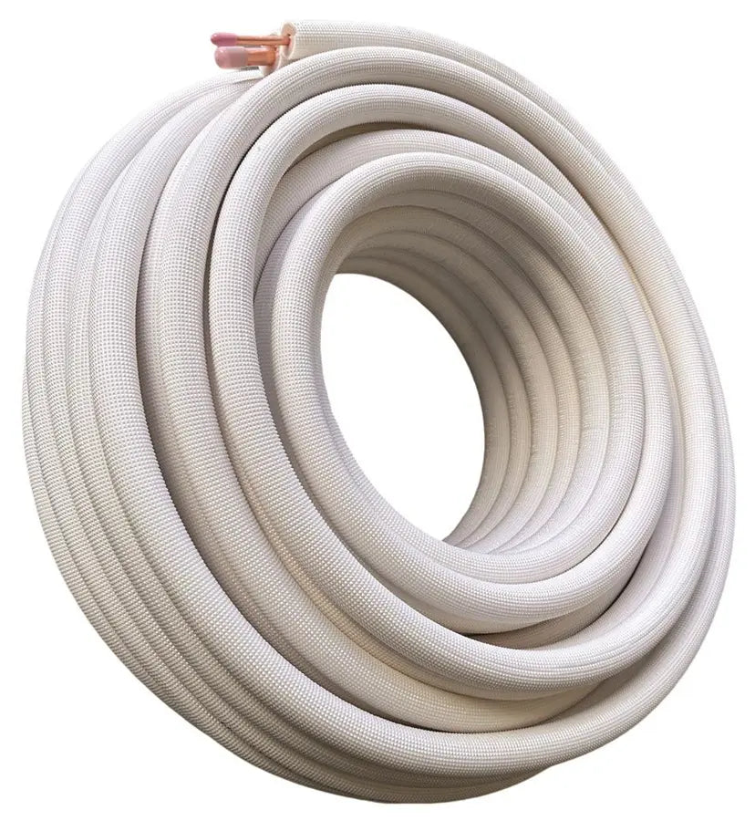 1/4''+1/2''(wit) - AC-Copper koelleiding