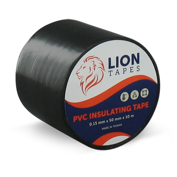 Lion pvc isolatietape 50/10 .15 zwart