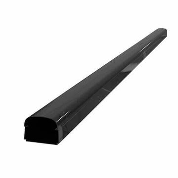 Tecnosystemi - Optima leidinggoot T102 lengte 2 meter 100 x 66 mm zwart RAL 9005 (doos 8 lengtes)