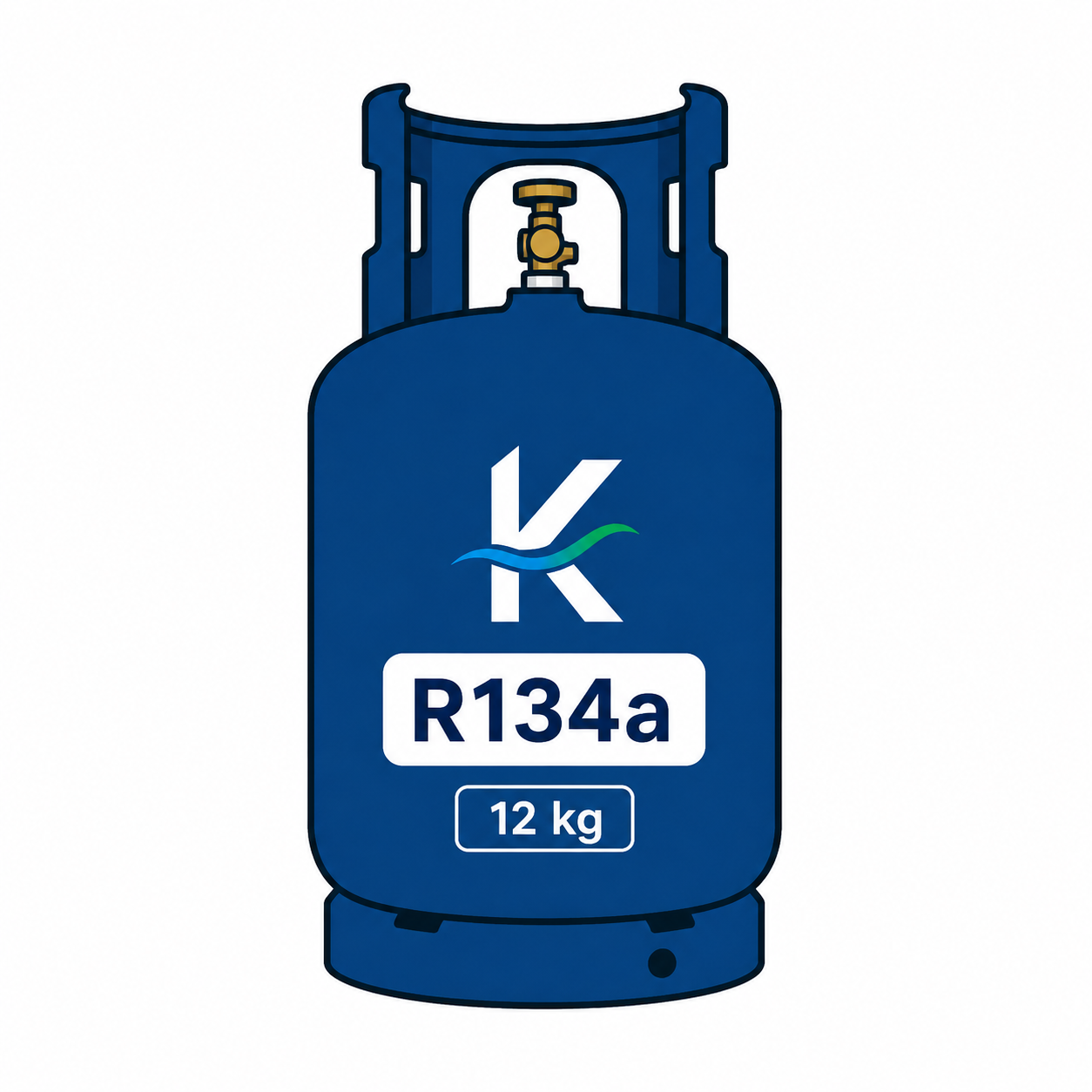 R134a koudemiddel – 12 kg cilinder
