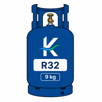 R32A koudemiddel – 9 kg cilinder