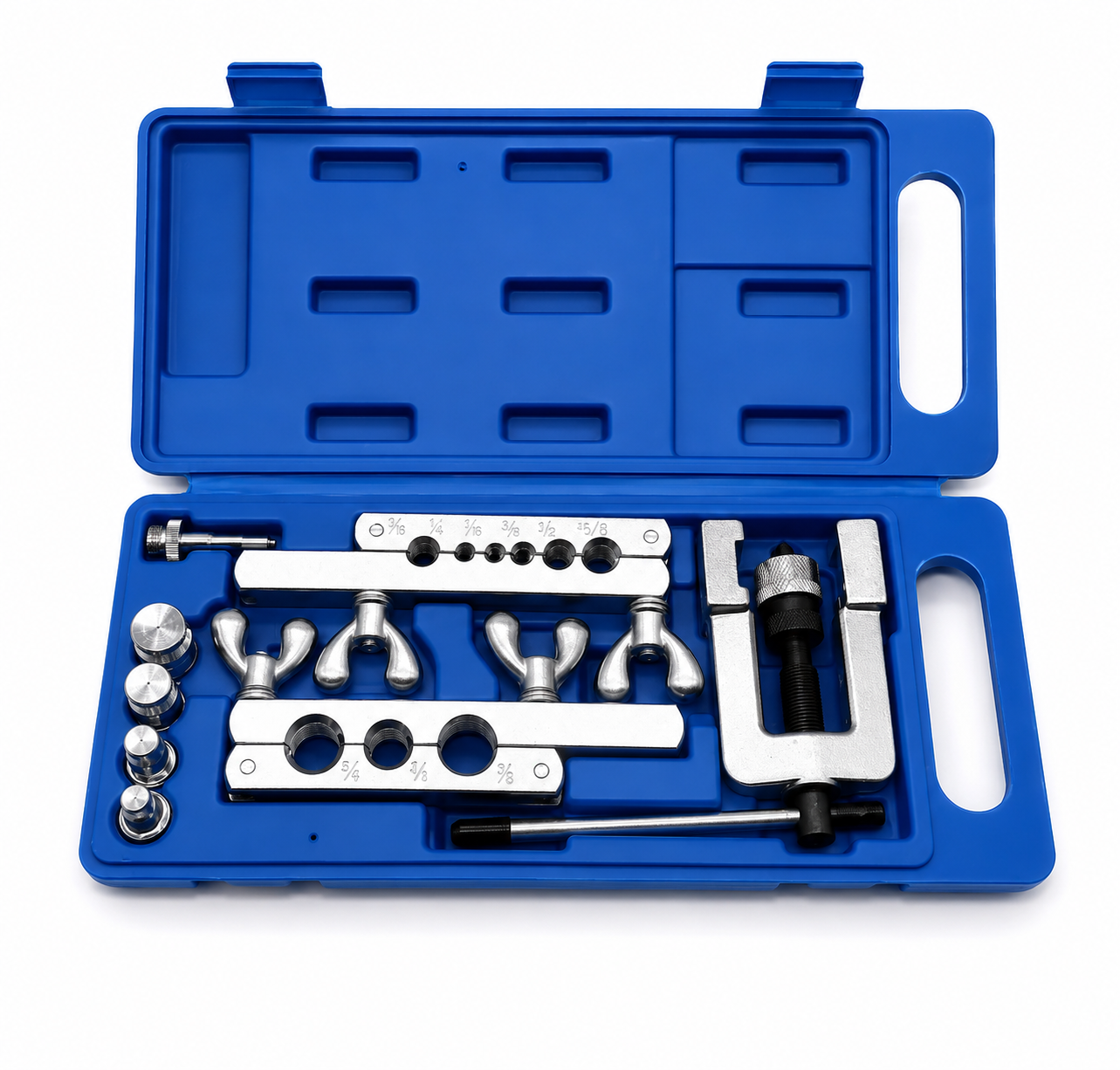 FLARING TOOL 45° WITH PIPE CUTTER 8-PIECE – For AC Lines
