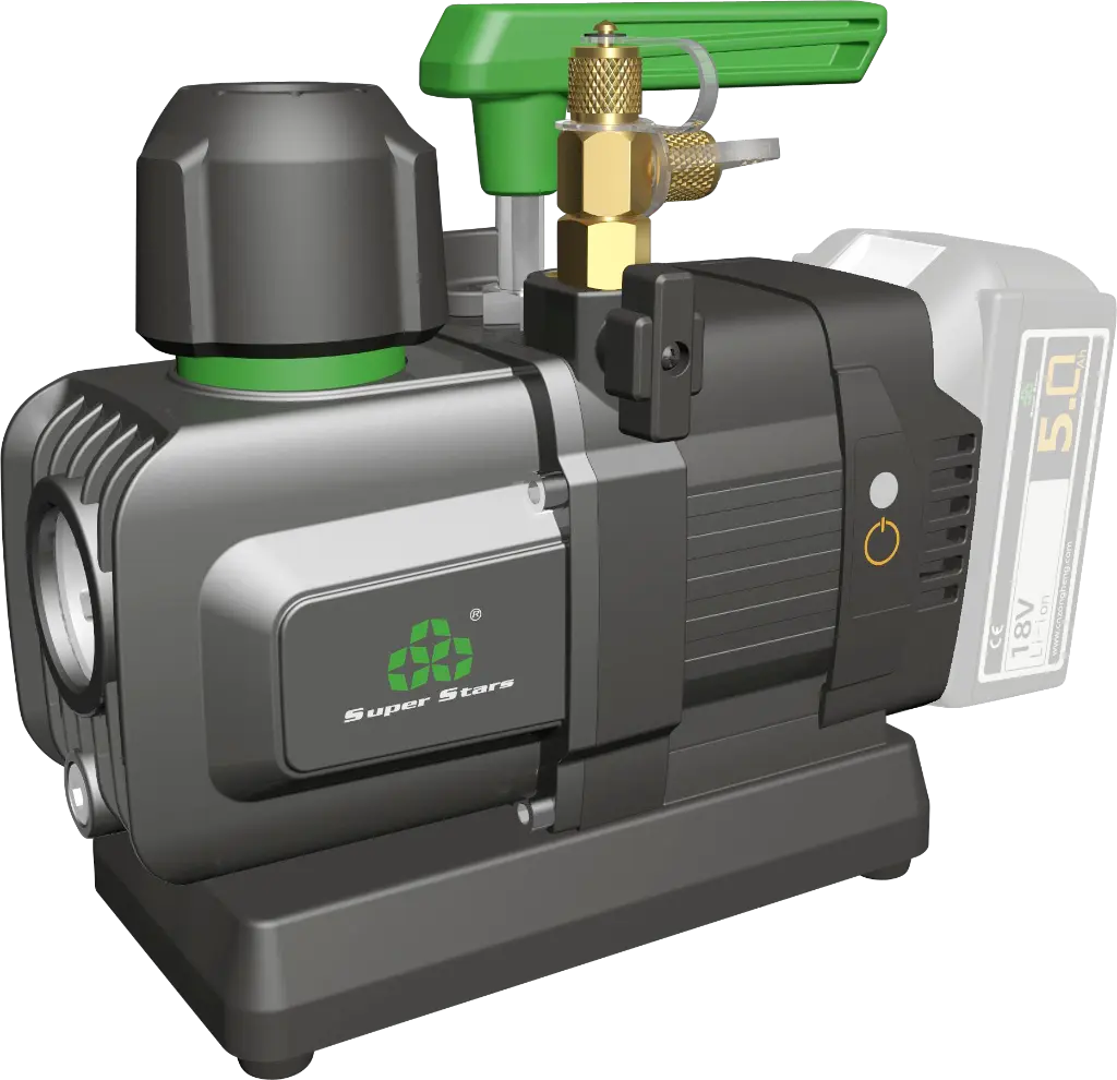 Super Stars - Accu Vacuum Pomp 70 Liter. 2 Traps pomp zonder accu's. (body)