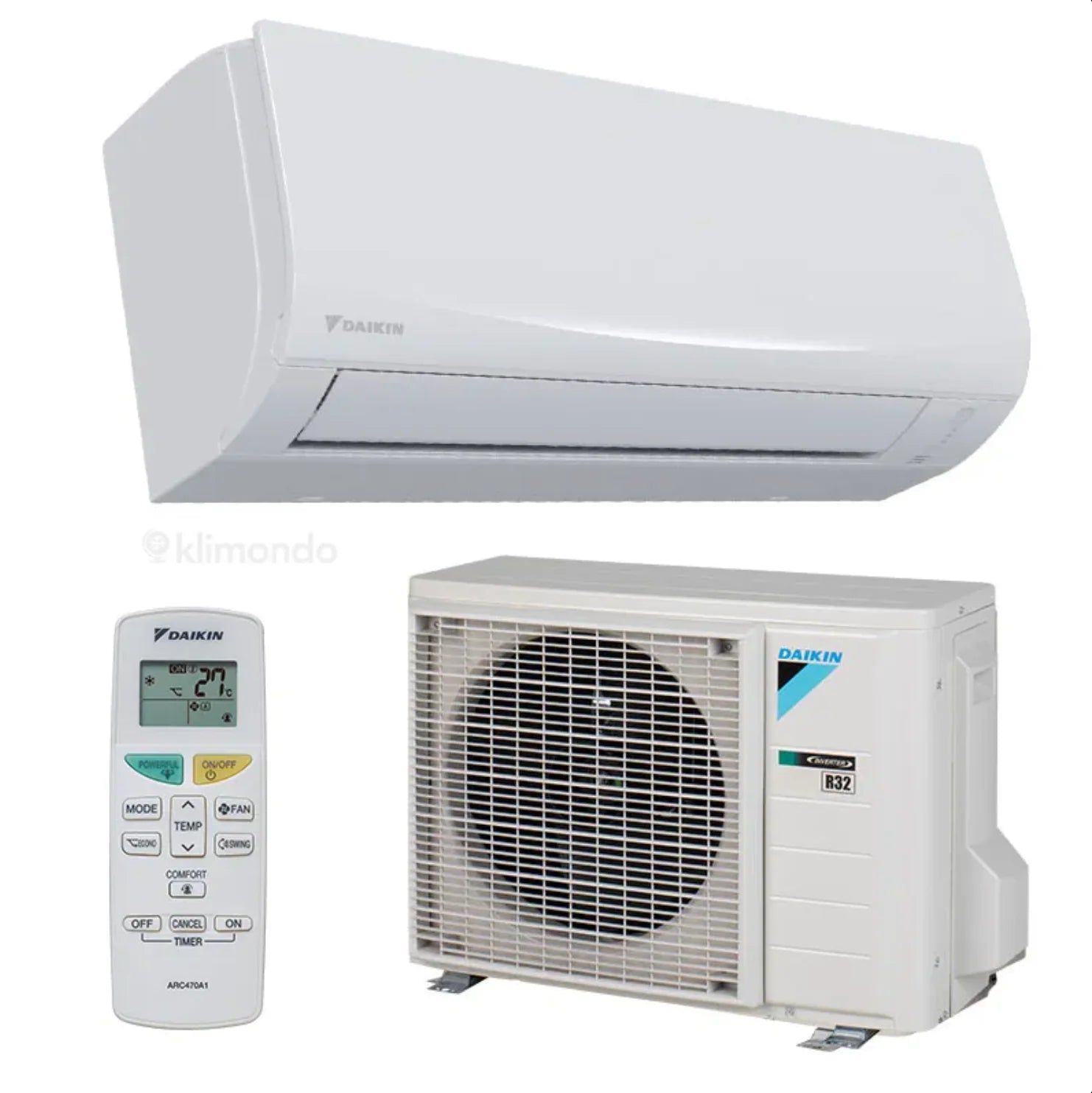 Daikin Siesta 2,5 kW Split Airconditioner – 9000 BTU | A++ | R32 | WiFi Reaady