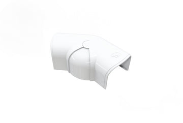 Tecnosystemi - Optima instelbare bocht 80-140° CPS75 zuiverwit RAL 9010
