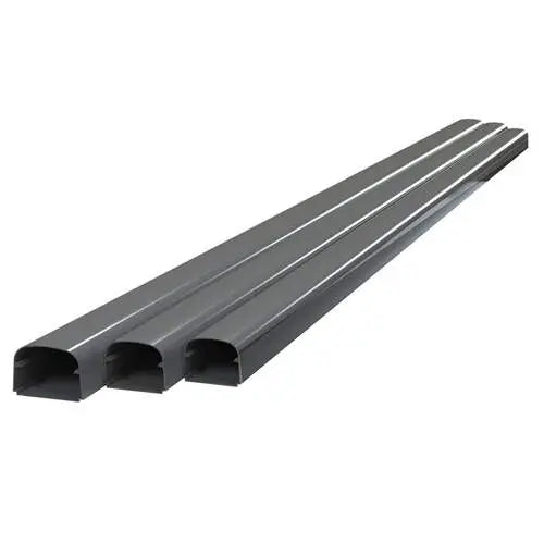 Tecnosystemi - Optima leidinggoot T75 lengte 2 meter 74 x 55 mm antraciet RAL 7016 (doos 14 lengtes)