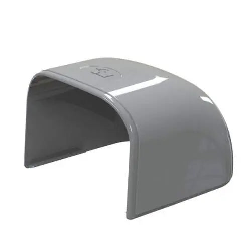 Tecnosystemi - Optima eindkap rond TC102 antraciet RAL 7016 (zakje 3 stuks)