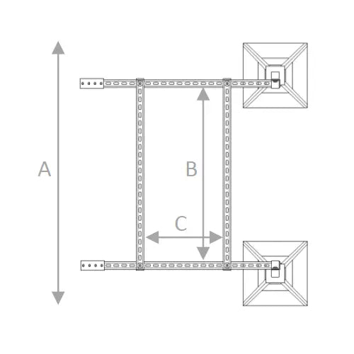CLIMA NEXTFRAME - 1000*1000*500 Extender 2 (250 kg)