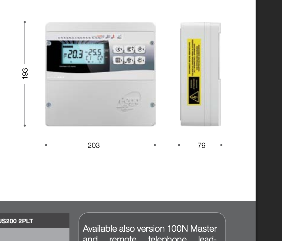 PEGO PLUS 200 2 PLT – Elektronische Regelkast