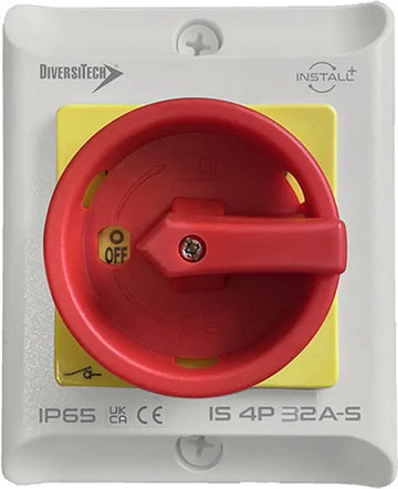 Werkschakelaar 4P/63A IP65