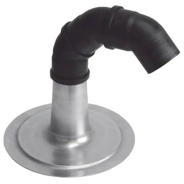 Aluminium dakdoorvoer Ø110mm +3 stuks 45gr bocht Ø110 PP