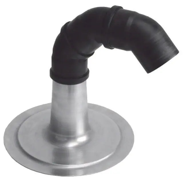 Aluminium dakdoorvoer Ø110mm +3 stuks 45gr bocht Ø110 PP