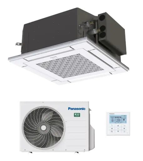 Panasonic Standaard Cassette Unit 60x60 KIT – 2,5 kW / 3,6 kW / 5,0 kW / 6,0 kW