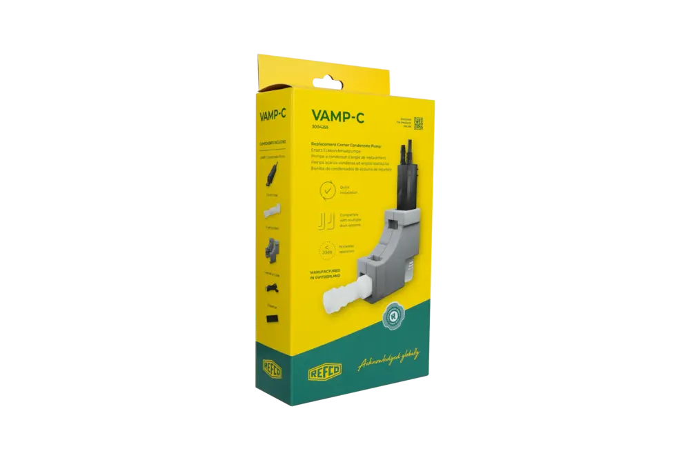 Refco - condenswaterpomp met geïntegreerd reservoir en optische niveausensor (22L/u)