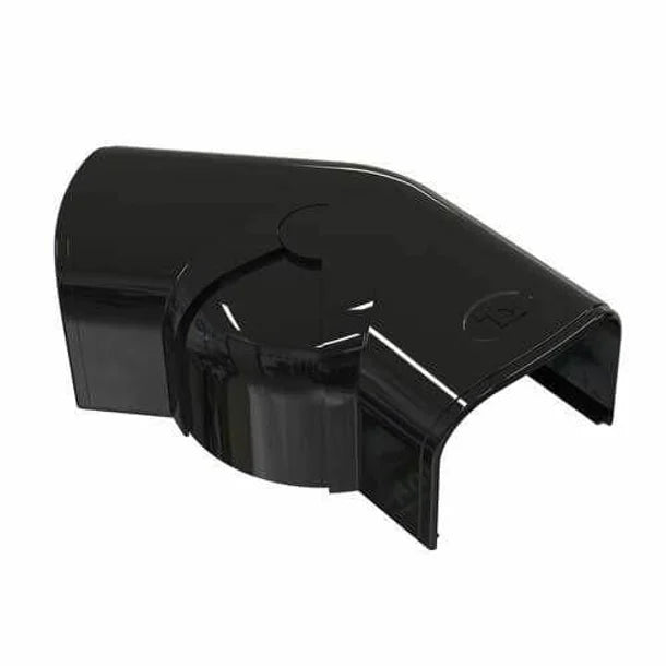 Tecnosystemi - Optima instelbare bocht 80-140° CPS75 zwart RAL 9005