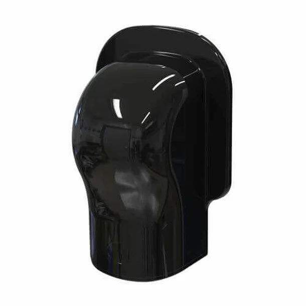 Tecnosystemi - Optima muur afdekkap TM102 zwart RAL 9005 (zakje 3 stuks)