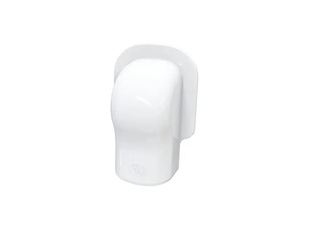 Tecnosystemi - Optima muur afdekkap TM102 zuiverwit RAL 9010 (zakje 3 stuks)